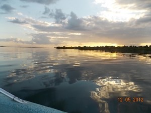 Sunset Lake Bacalar