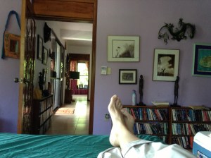Our bedroom in Pehaltun, Bacalar, MX