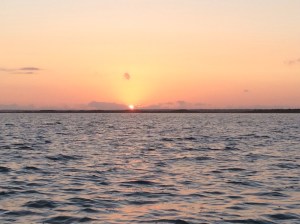 Sunrise from our new place.