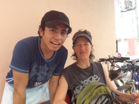 Our friendly mesero (waiter) Aro