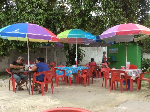 A quiet Sunday morning.