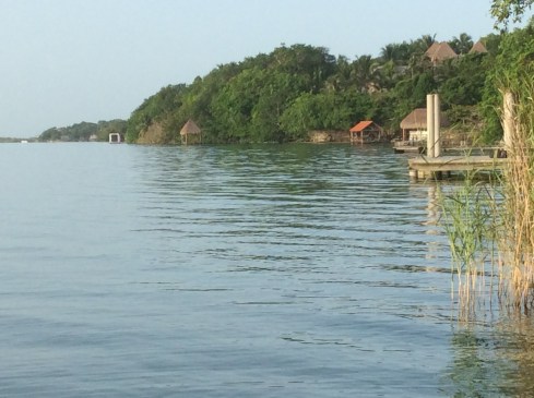 Perfect kayaking conditions.