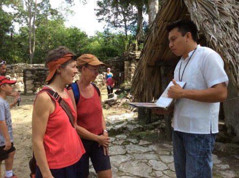 A great guide shows us around.