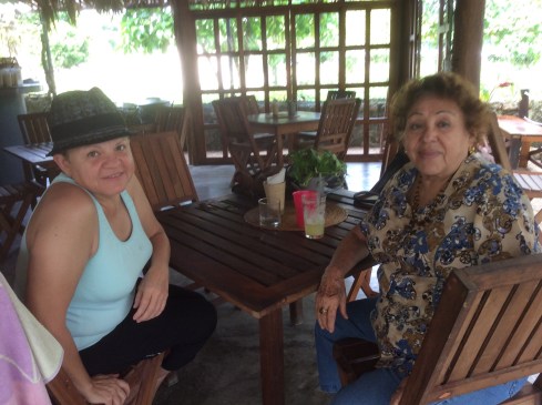 Beating the rain at La Playita.