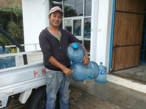 Our cute water guy.