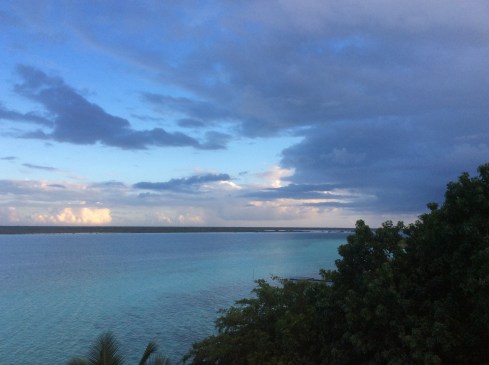 Sky after a brief shower.
