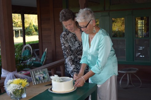 We got married in July in Petaluma CA.