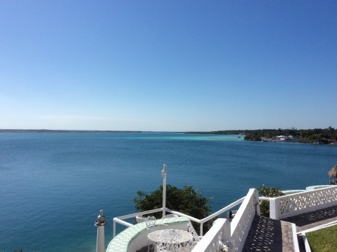 Looking south toward Chetumal.
