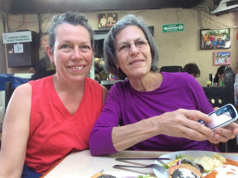Roberta and Mary visit Bacalar.