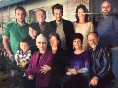 The same backyard in 2012 for my 60th birthday.