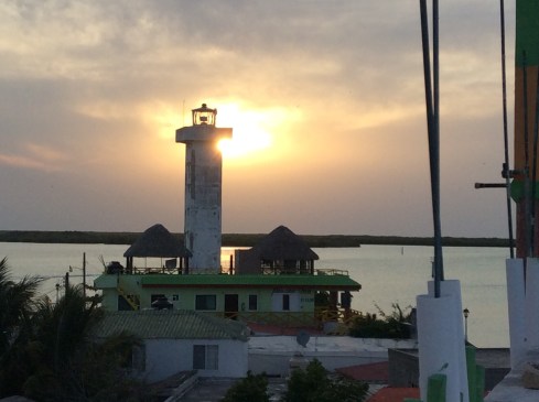 A working lighthouse adds to the charm.