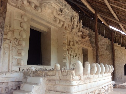 The mouth of the jaguar. Undoubtedly designed to scare off enemies. Very impressive.