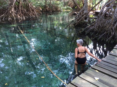 One way of swimming my way around the world.