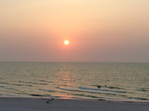 Of course you can't pass up the lovely sunset photo.