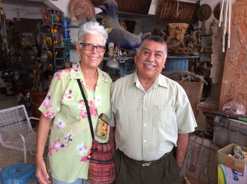 Andres, shop owner extraordinaire.