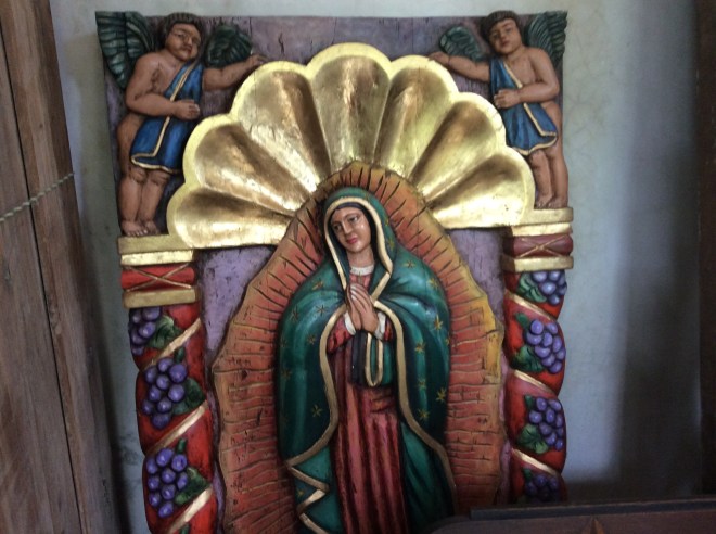 This piece is made of wood by a local artist.