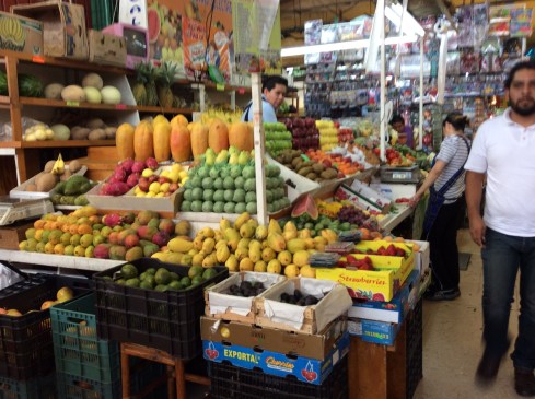 Some stalls had organic produce.