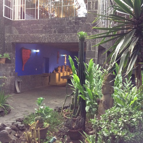 Entrance to the house and private antiquities collection.