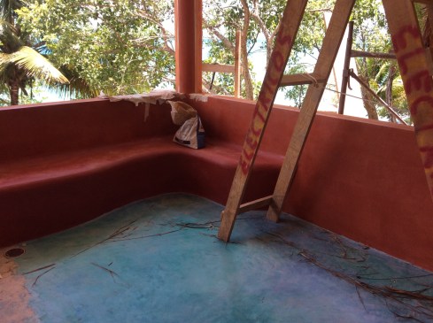 Yesterday we sat in the corner of our porch enjoying the breeze. We've come so far. 