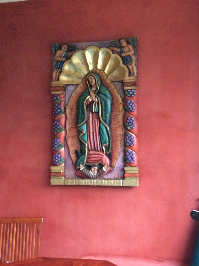 Our Lady of Guadalupe, sacred Catholic icon.