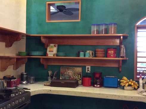 After - The kitchen shelves were installed this week. I'm still in awe.